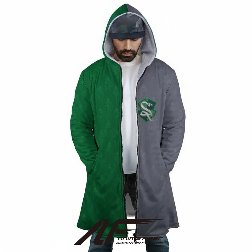 Harry Potter Hogwarts Legacy Slytherin Anime Hoodie Coat | Dream Cloak