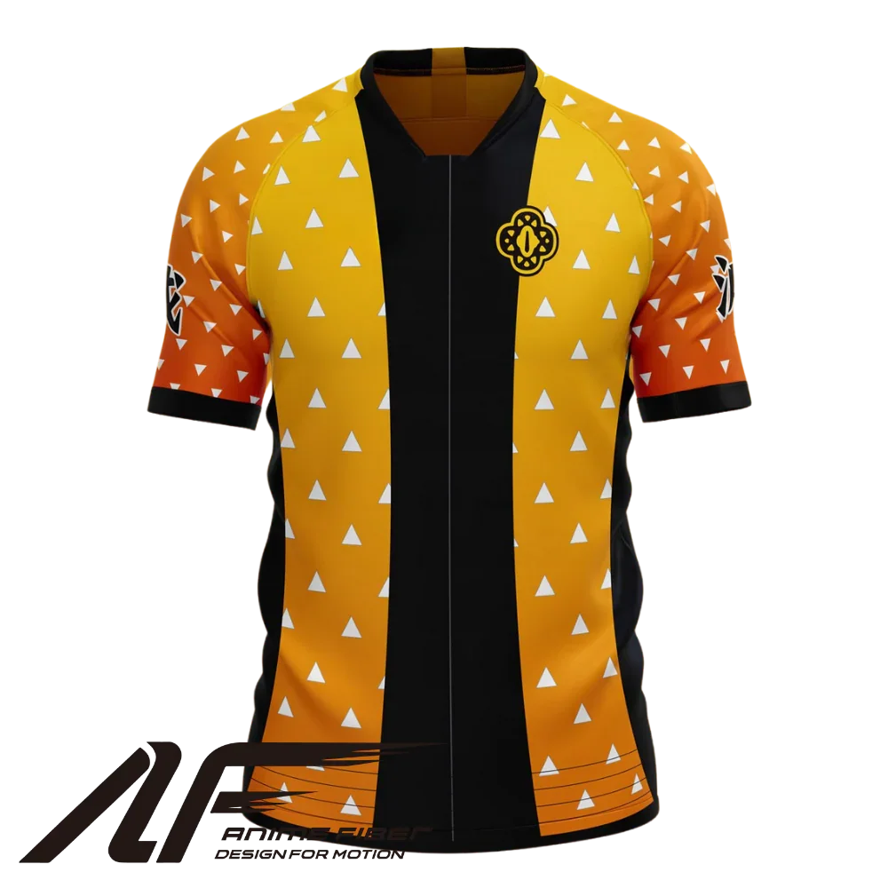 Zenitsu Agatsuma Jersey | Demon Slayer Anime Jersey - ANIME FIBER