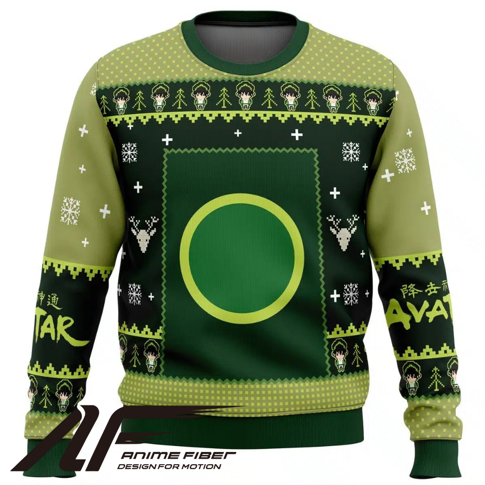 Avatar The Last Airbender Earth Kingdom Christmas Sweatshirt