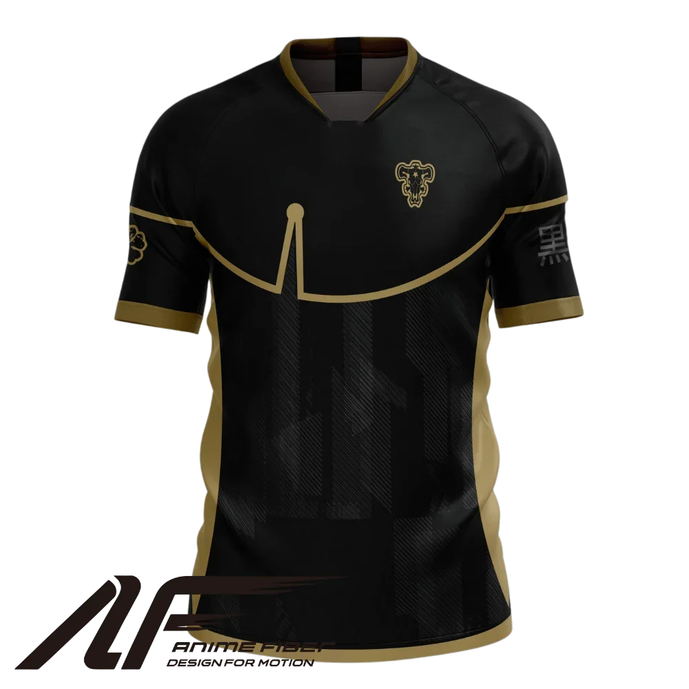 Black Bulls Jersey | Black Clover Anime Jersey - ANIME FIBER