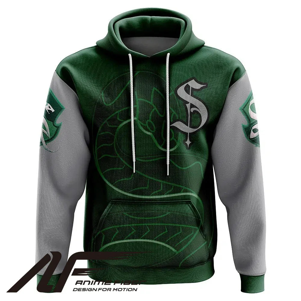 Harry Potter Hogwarts Legacy Slytherin Hoodie - ANIME FIBER