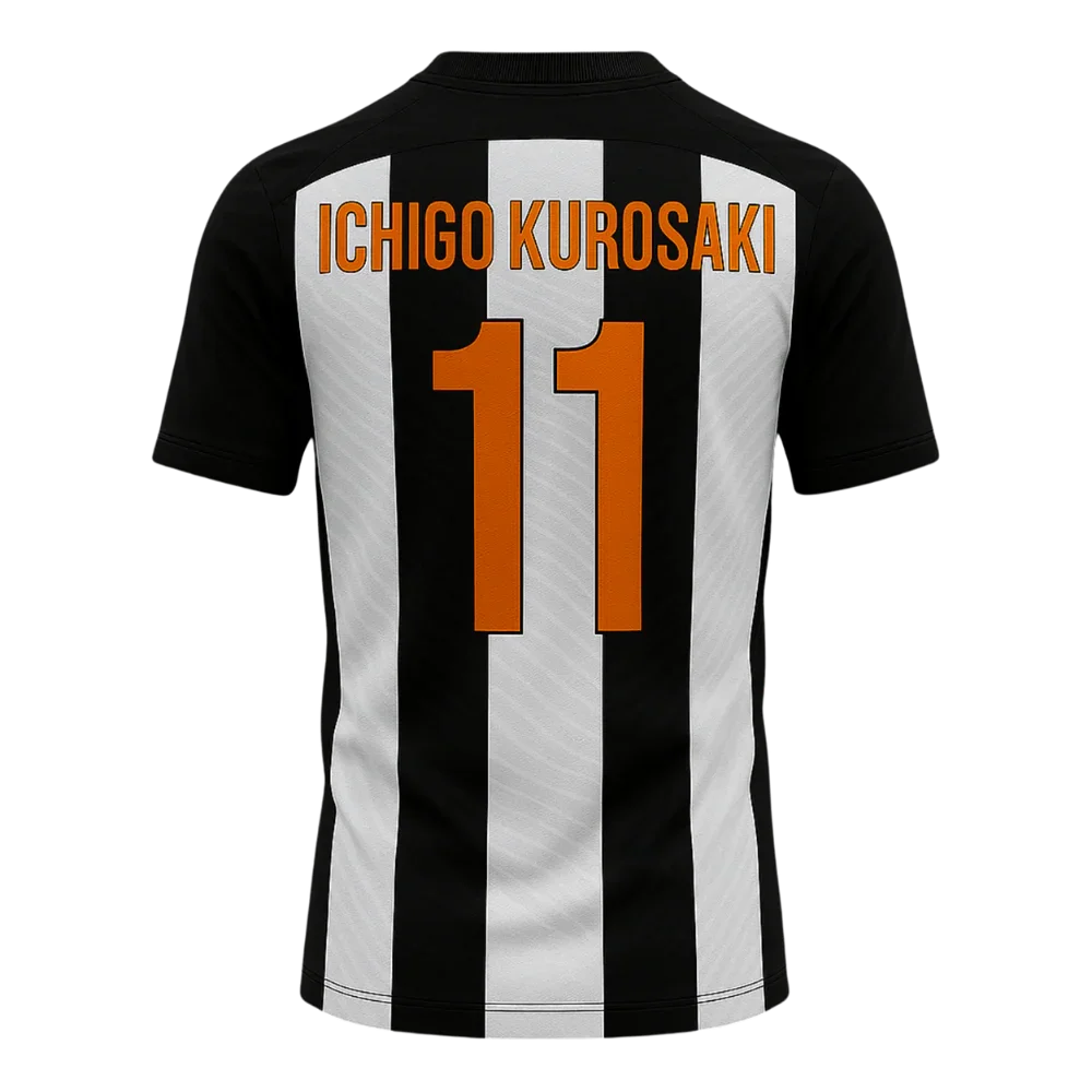 Bleach X Juventus Jersey | Bleach Anime Jersey - ANIME FIBER