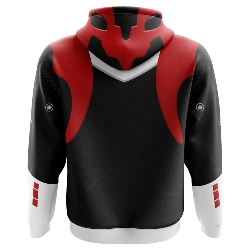 Power Rangers Red Psycho Ranger Hoodie - ANIME FIBER