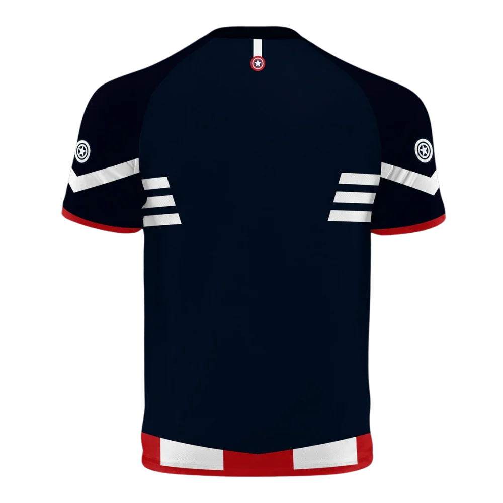 Winter Soldier Captain America Jersey | Marvel Jersey - ANIME FIBER