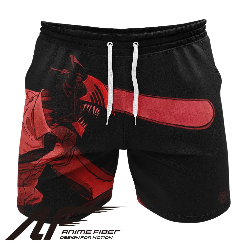 Chainsaw Man Denji Gym Shorts