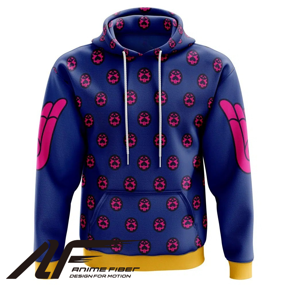 Jojo's Bizarre Adventure Giorno Giovanna Manga Pattern Hoodie