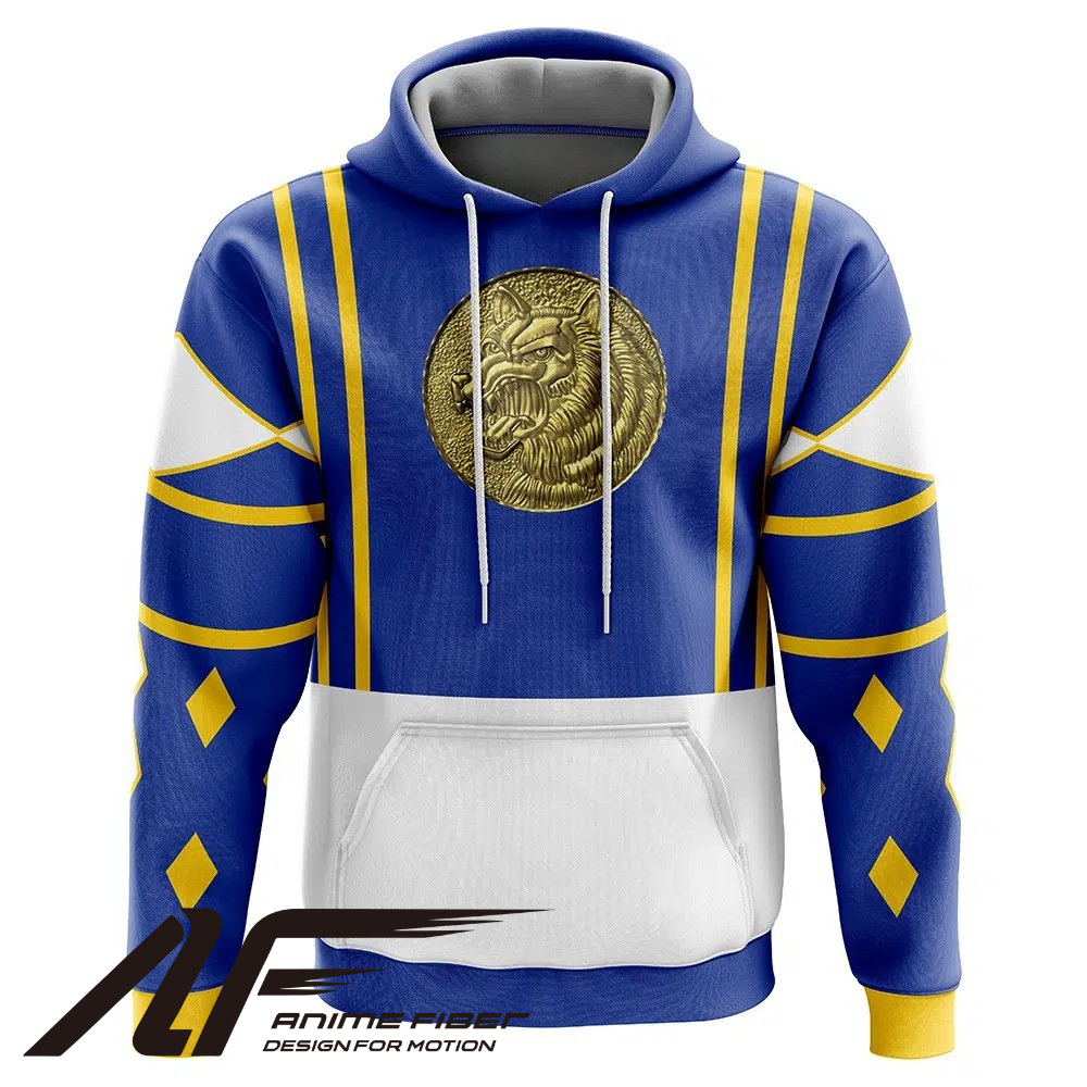 Power Rangers Blue Ranger Ninjetti Hoodie
