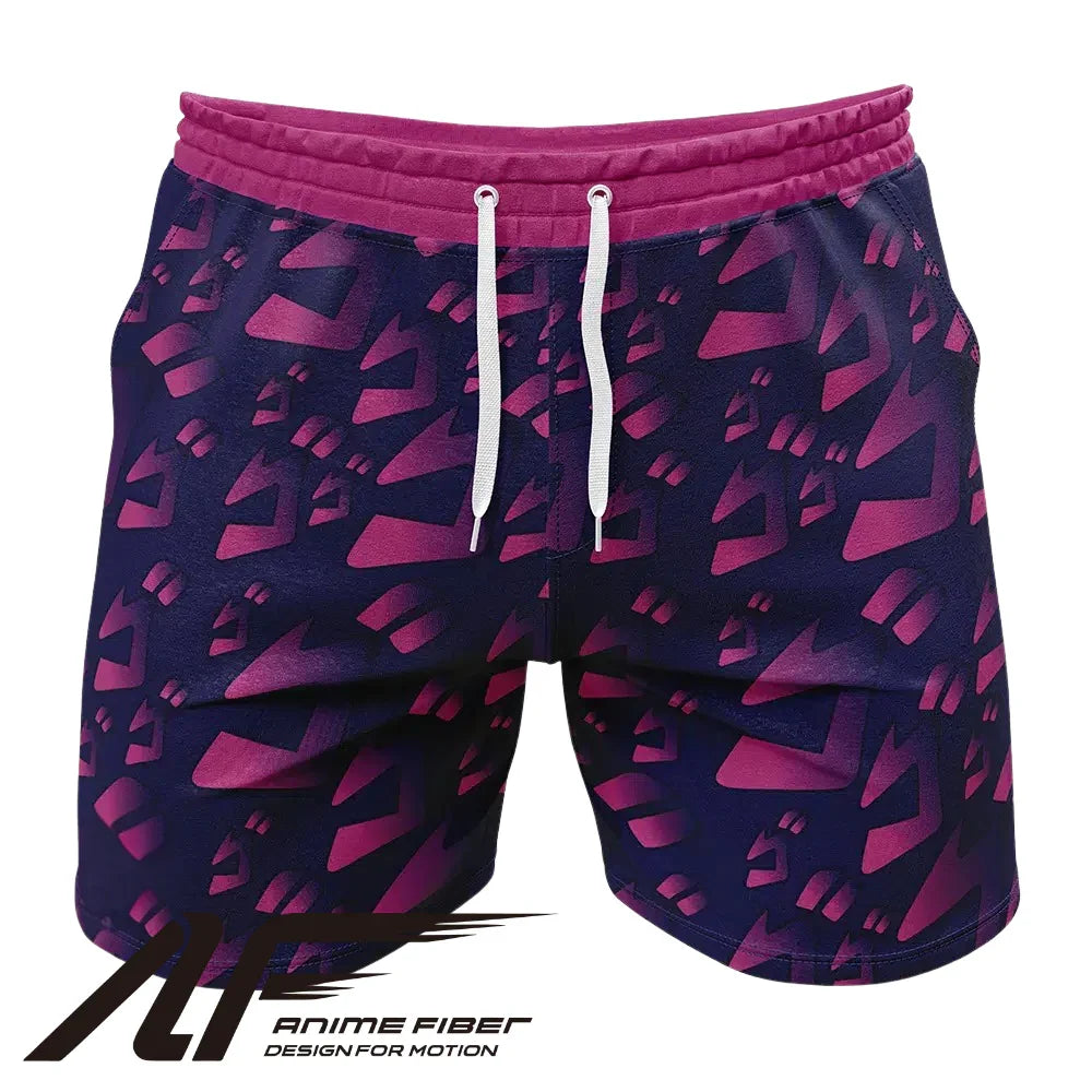 JoJo’s Bizarre Adventure Menacing Aura Gym Shorts