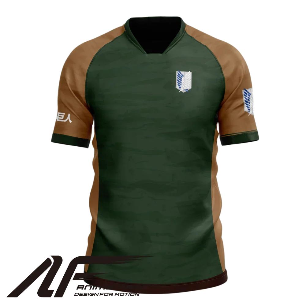 Survey Corps Jersey | Attack on Titan Anime Jersey - ANIME FIBER