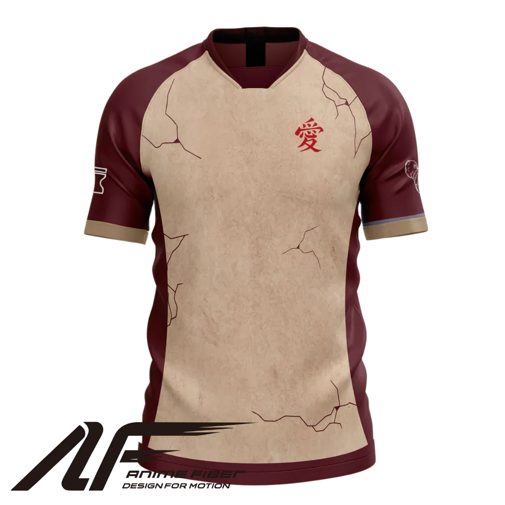 Gaara Jersey | Naruto Anime Jersey - ANIME FIBER