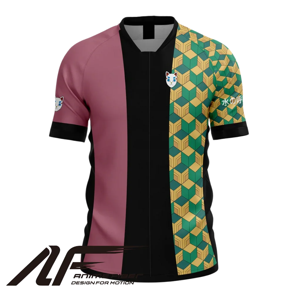Giyu Tomioka Jersey | Demon Slayer Anime Jersey - ANIME FIBER