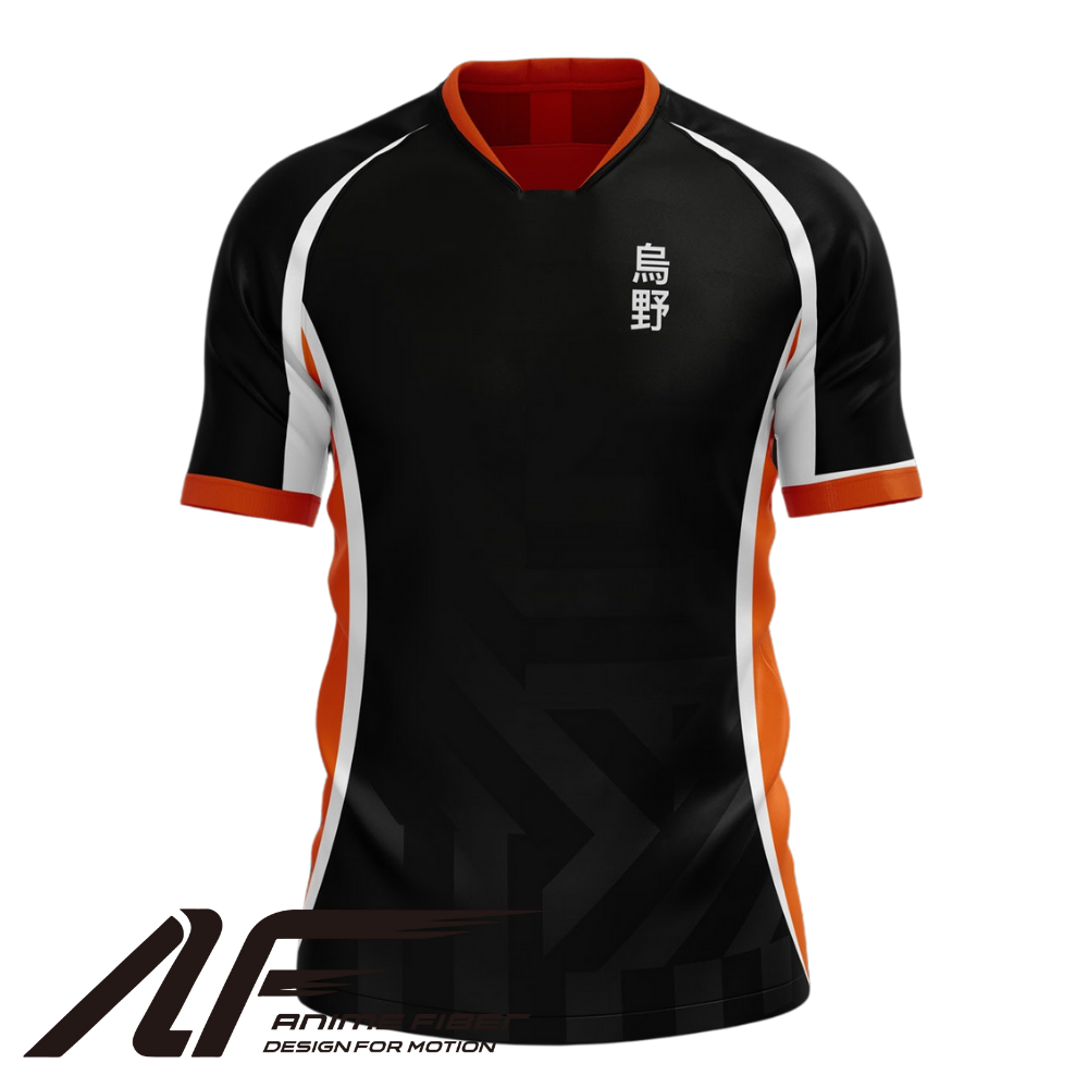 Karasuno Away Soccer Jersey | Haikyuu Anime Jersey