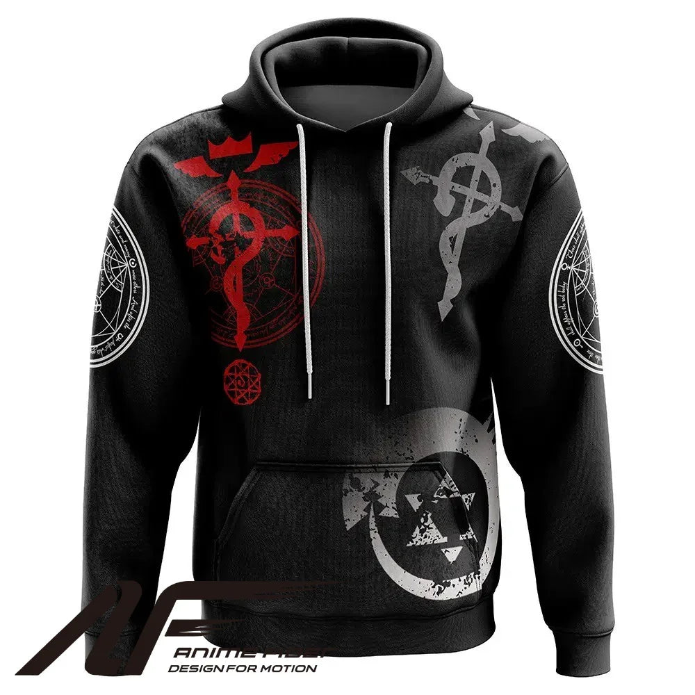 Fullmetal Alchemist Transmutation Circle Hoodie - ANIME FIBER