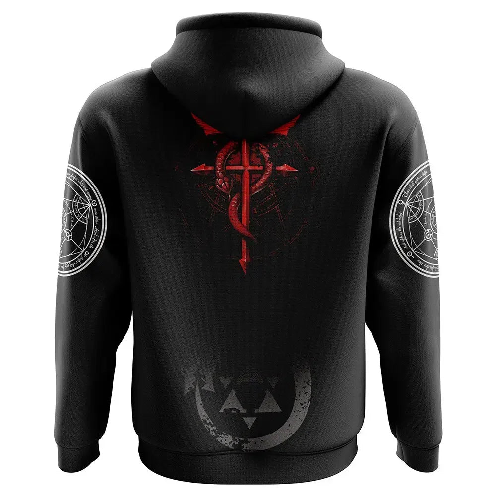 Fullmetal Alchemist Transmutation Circle Hoodie - ANIME FIBER
