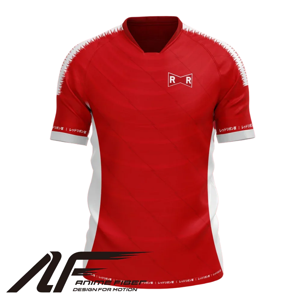 Red Ribbon Army Jersey | Dragon Ball Anime Jersey - ANIME FIBER
