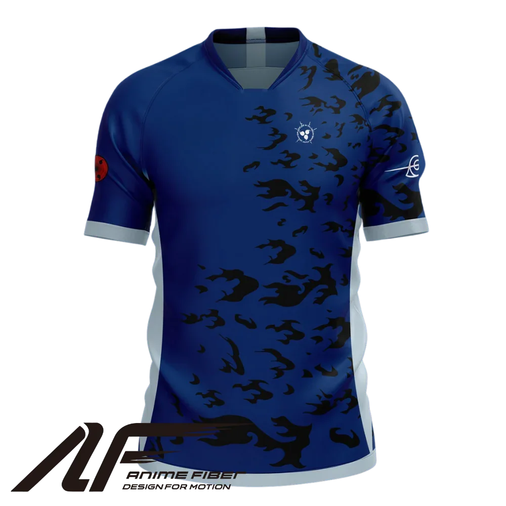 Sasuke Uchiha Jersey | Naruto Anime Jersey - ANIME FIBER