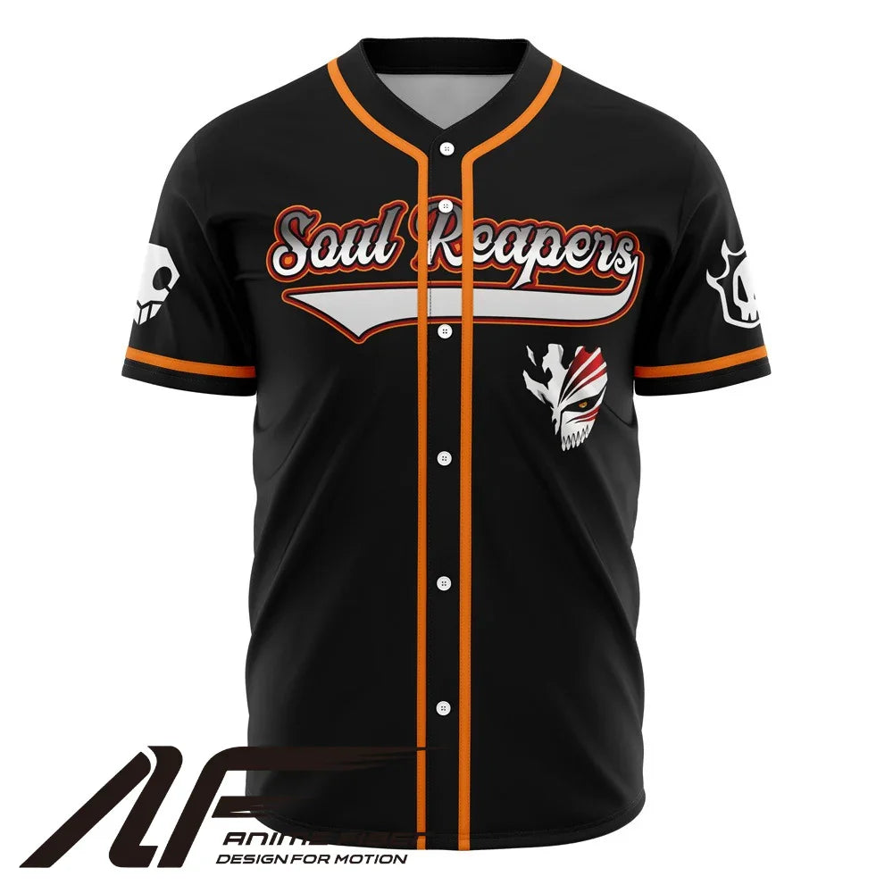 Soul Reapers Baseball Jersey | Bleach Anime Jersey - ANIME FIBER