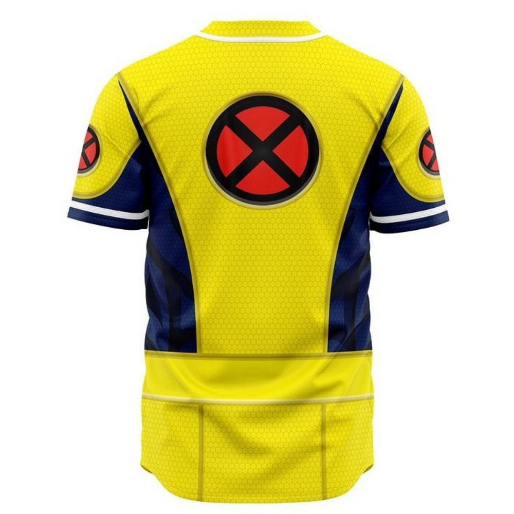 Cyclops Anime Baseball Jersey | Marvel Streetwear