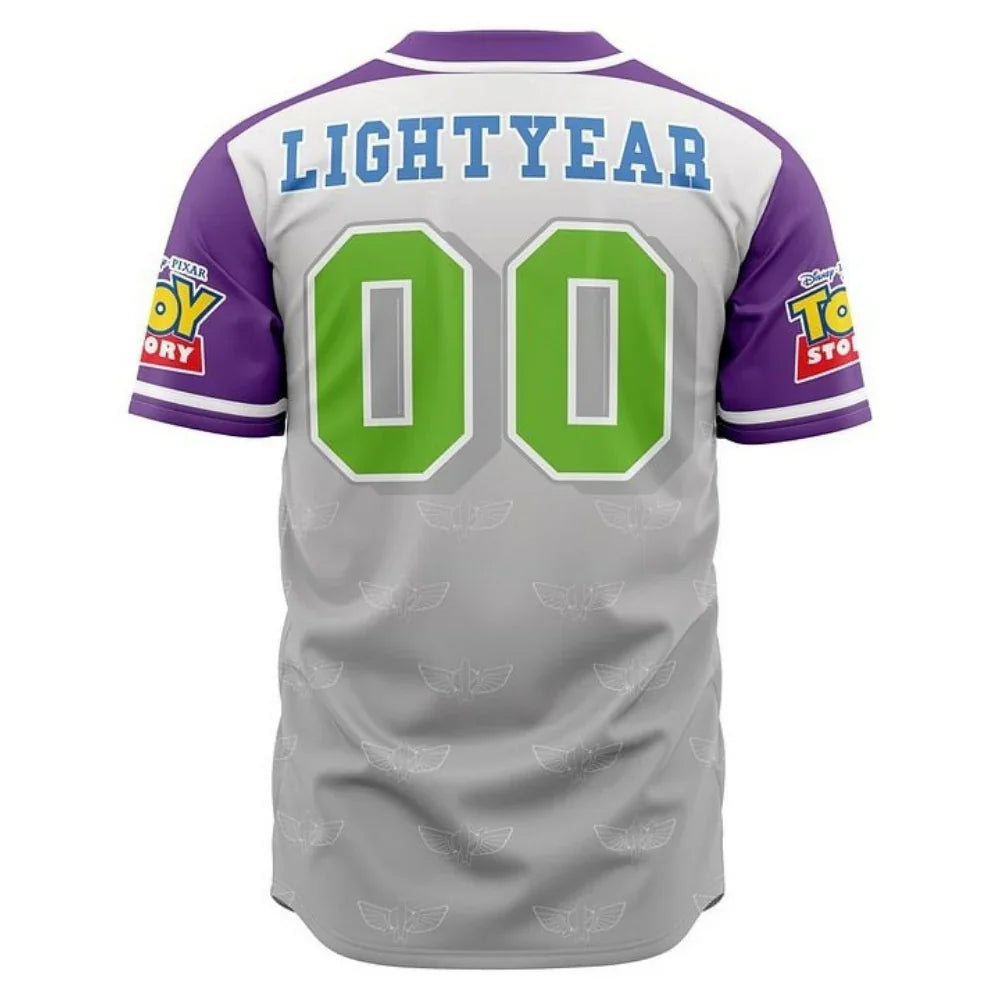 Buzz Lightyear Baseball Jersey | Toy Story Jersey - ANIME FIBER