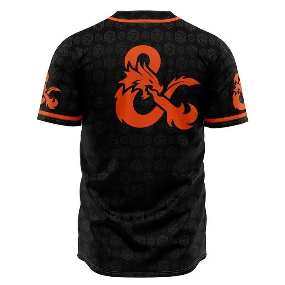 Dungeons & Dragons Baseball Jersey | Fantasy Jersey - ANIME FIBER