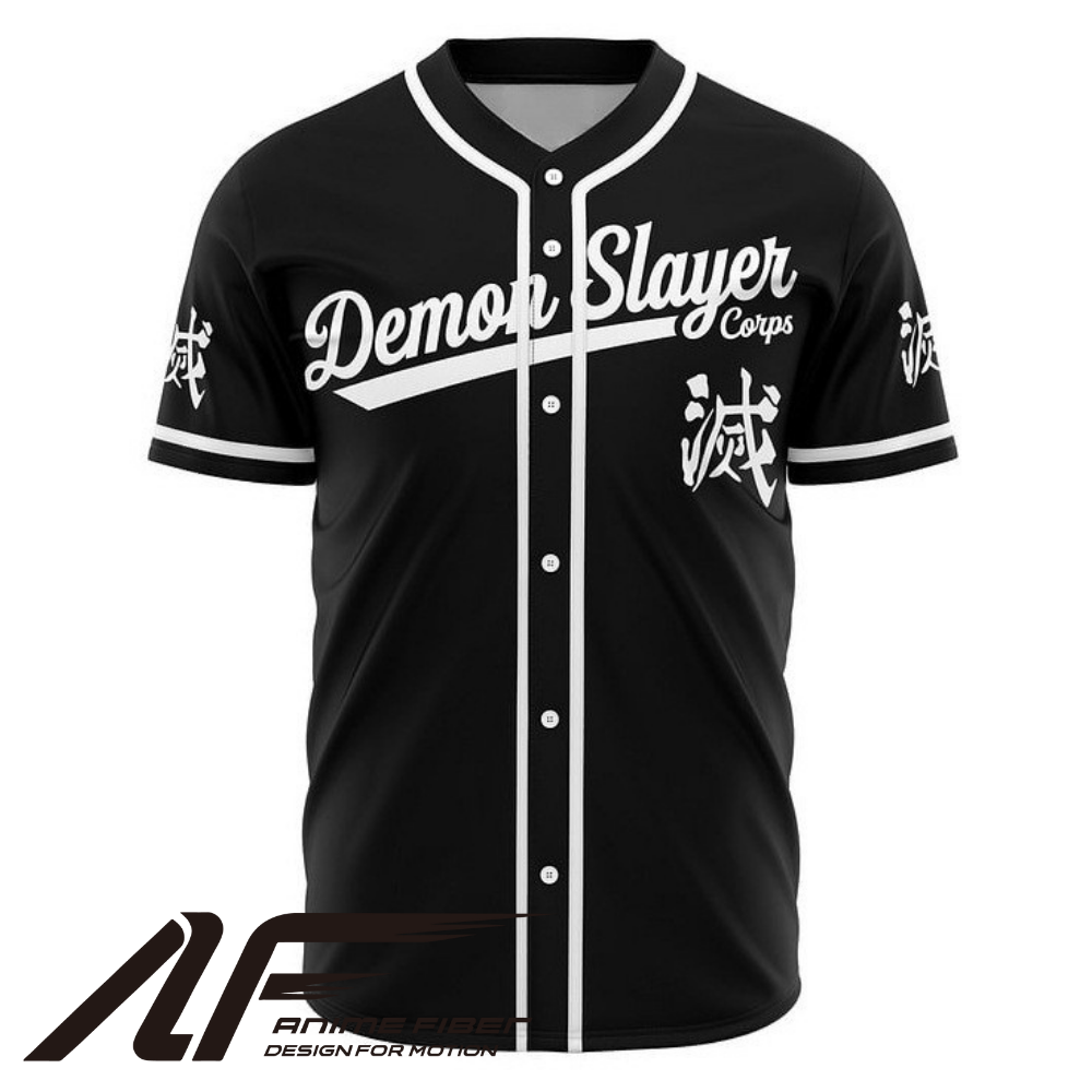 Demon Slayer Corps Anime Baseball Jersey | Demon Slayer Streetwear