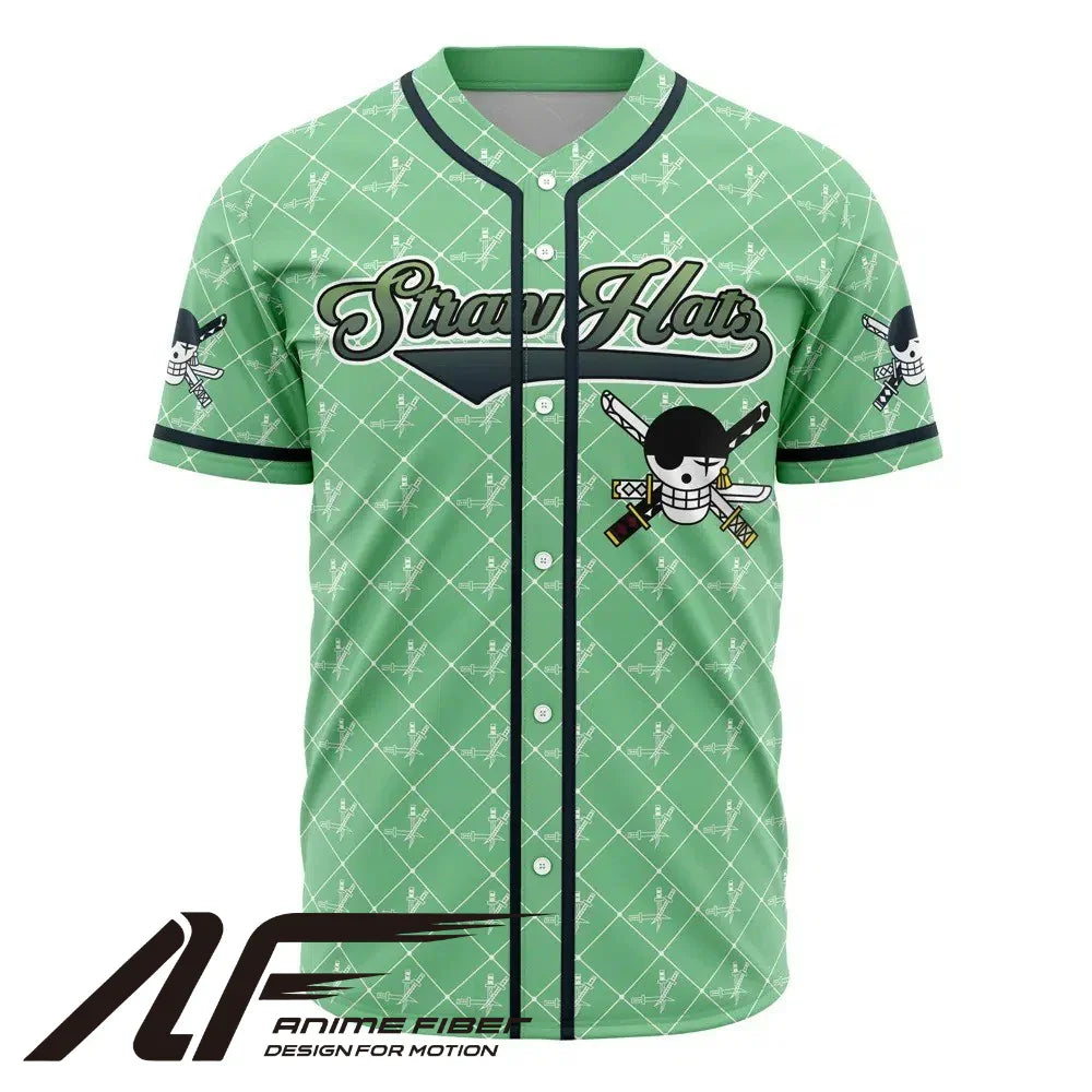 Roronoa Zoro Baseball Jersey | One Piece Anime Jersey - ANIME FIBER