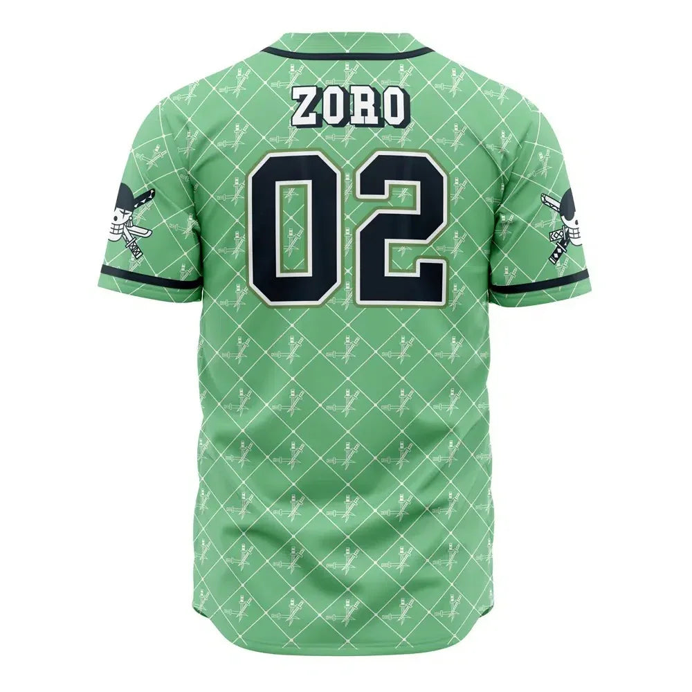 Roronoa Zoro Baseball Jersey | One Piece Anime Jersey - ANIME FIBER