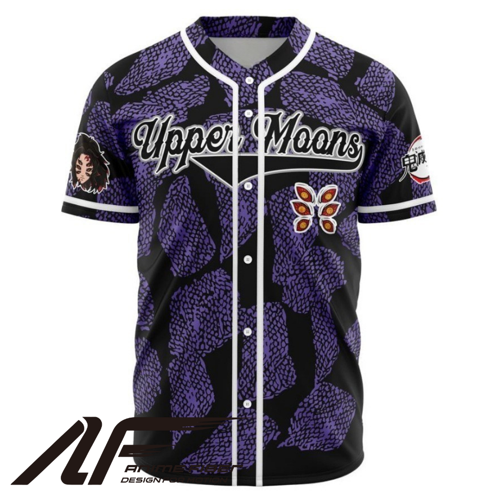 Upper Moons Anime Baseball Jersey | Demonslayer Streetwear