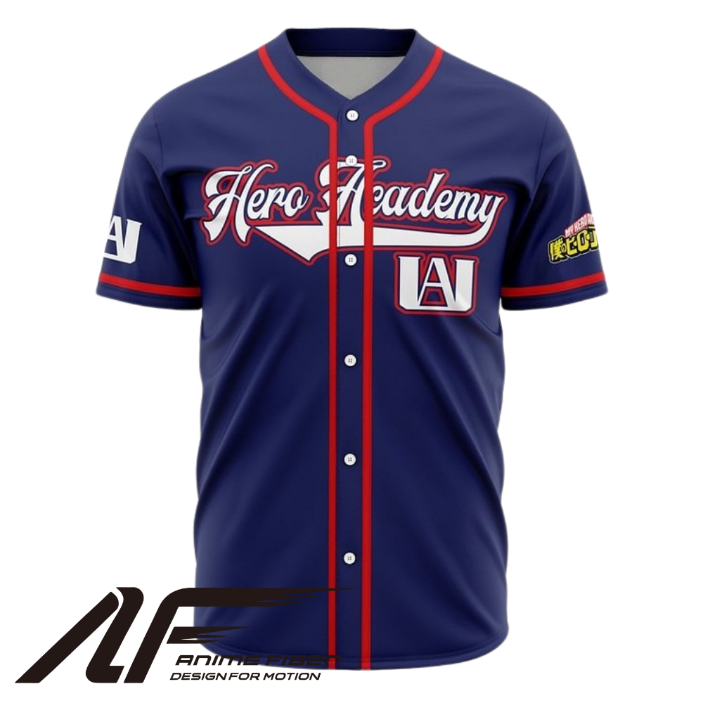 UA Hero Academy Baseball Jersey | My Hero Academia Anime Jersey