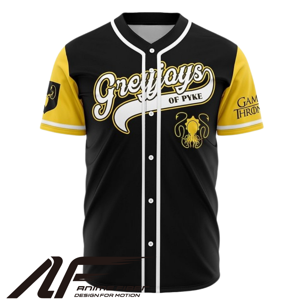 Greyjoys of Pyke Baseball Jersey | Game of Thrones Jersey