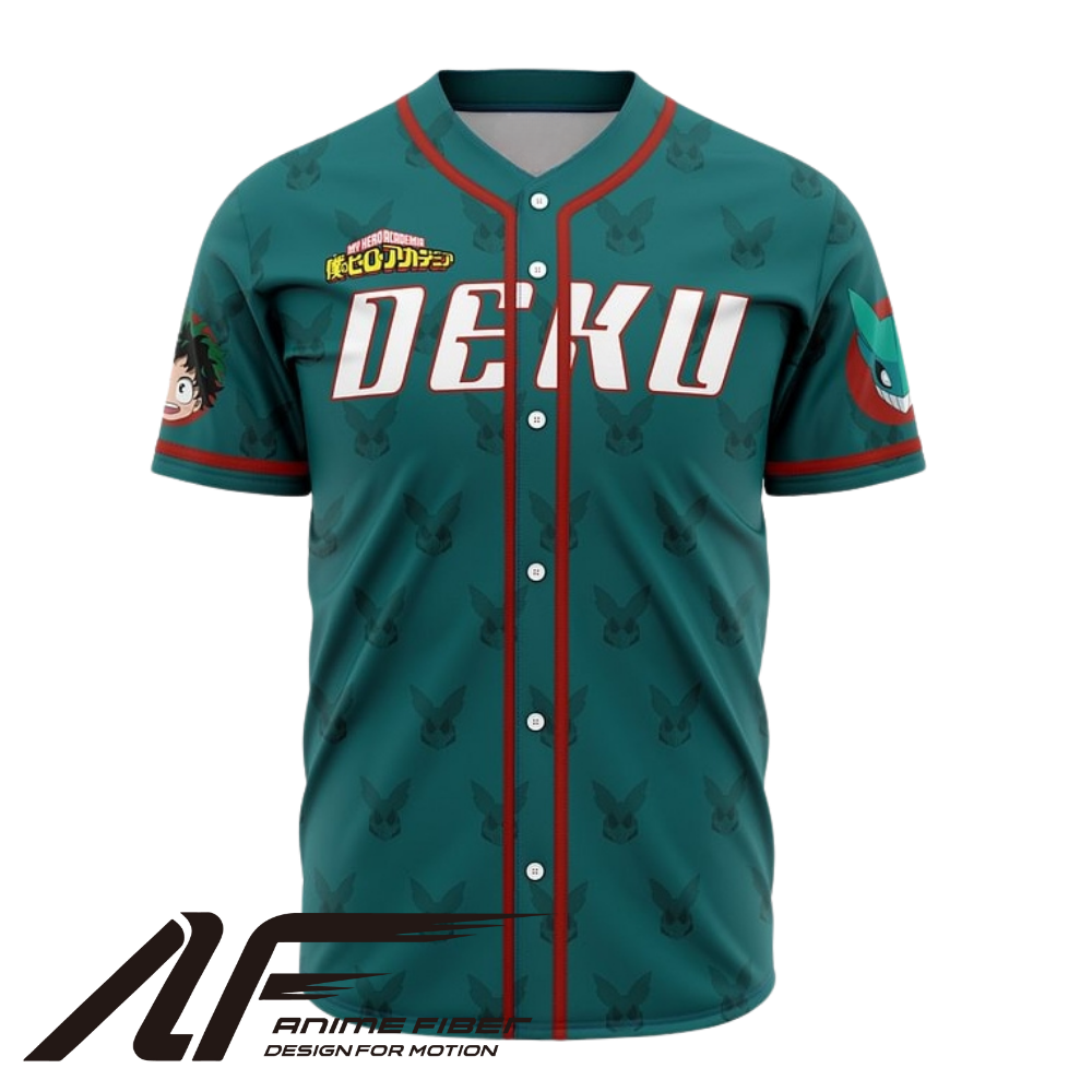 Deku Baseball Jersey | My Hero Academia Anime Jersey