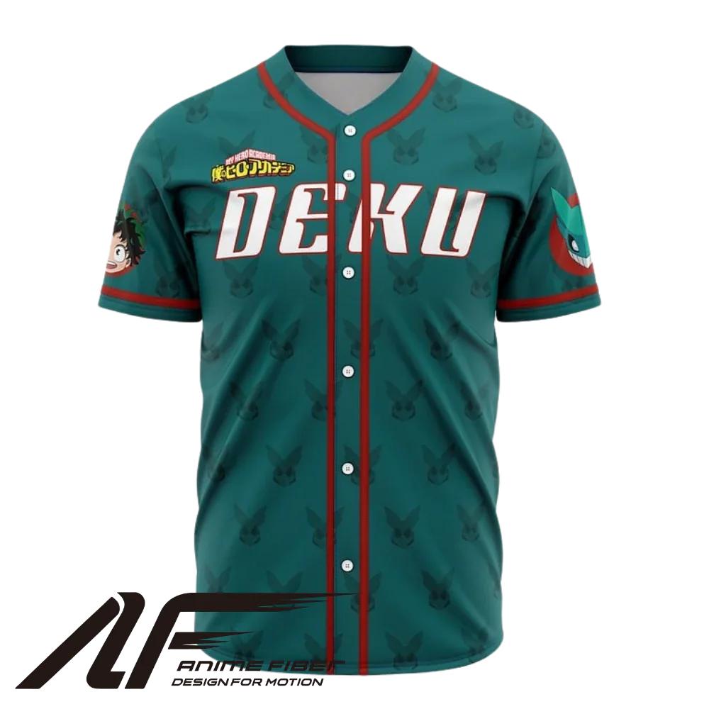 Deku Baseball Jersey | My Hero Academia Anime Jersey - ANIME FIBER