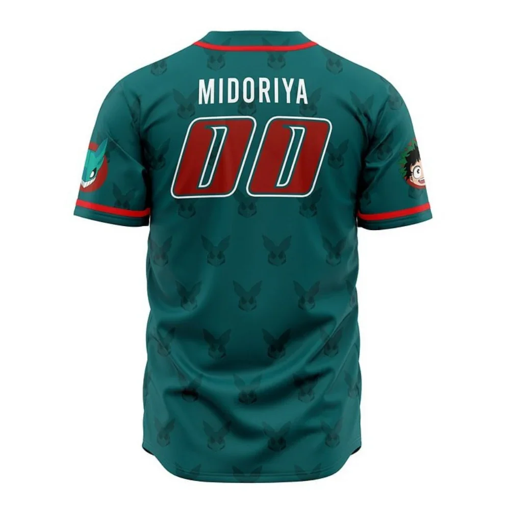 Deku Baseball Jersey | My Hero Academia Anime Jersey - ANIME FIBER