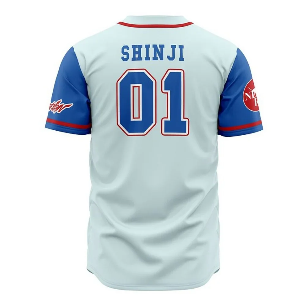 NERV Baseball Jersey | Evangelion Anime Jersey - ANIME FIBER
