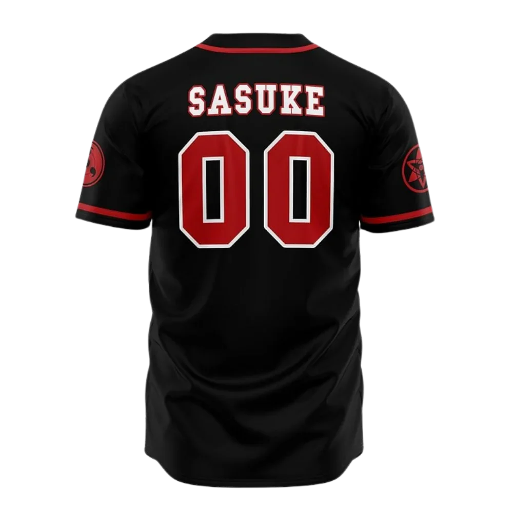Uchiha Clan Baseball Jersey | Naruto Anime Jersey - ANIME FIBER