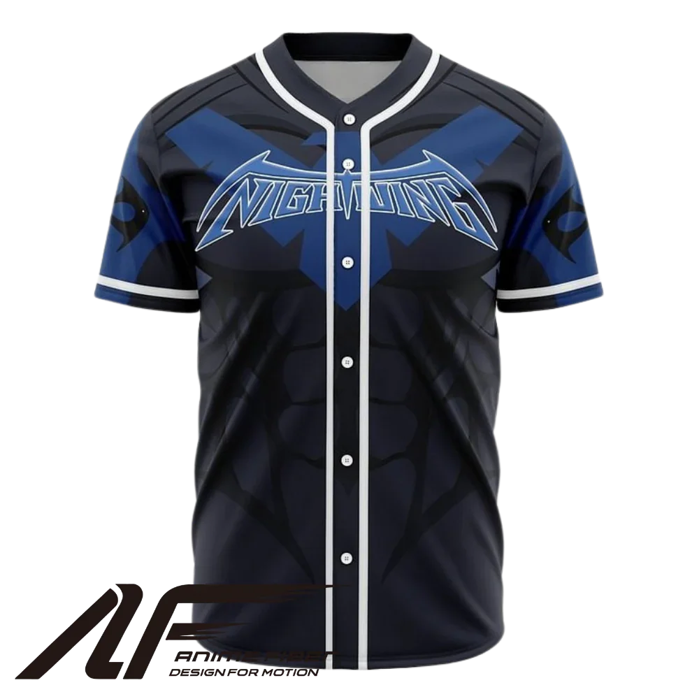 Nightwing Baseball Jersey | DC Jersey - ANIME FIBER