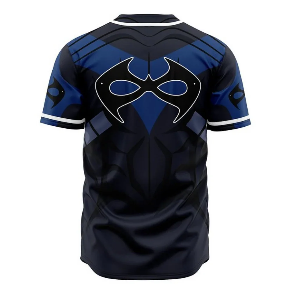 Nightwing Baseball Jersey | DC Jersey - ANIME FIBER