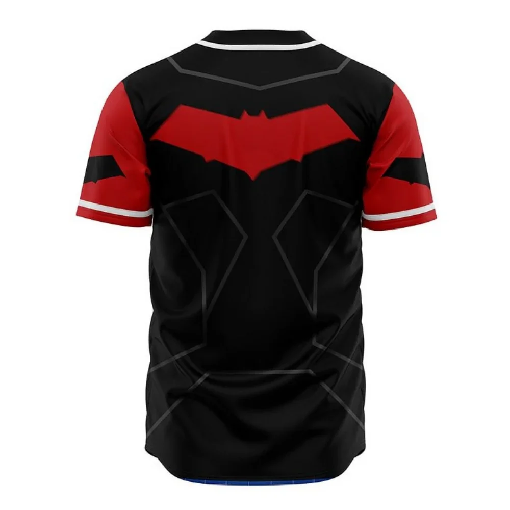 Red Hood Baseball Jersey | DC Jersey - ANIME FIBER