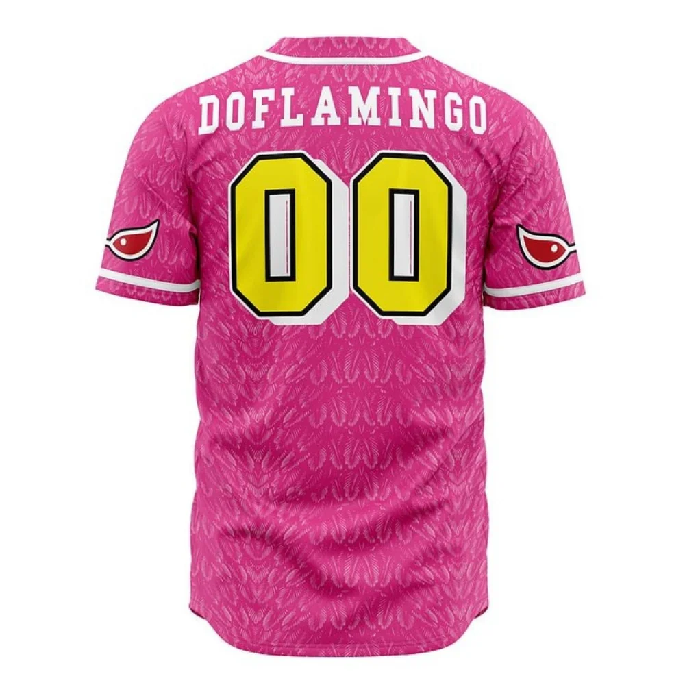 Donquixote Pirates Baseball Jersey | One Piece Anime Jersey - ANIME FIBER