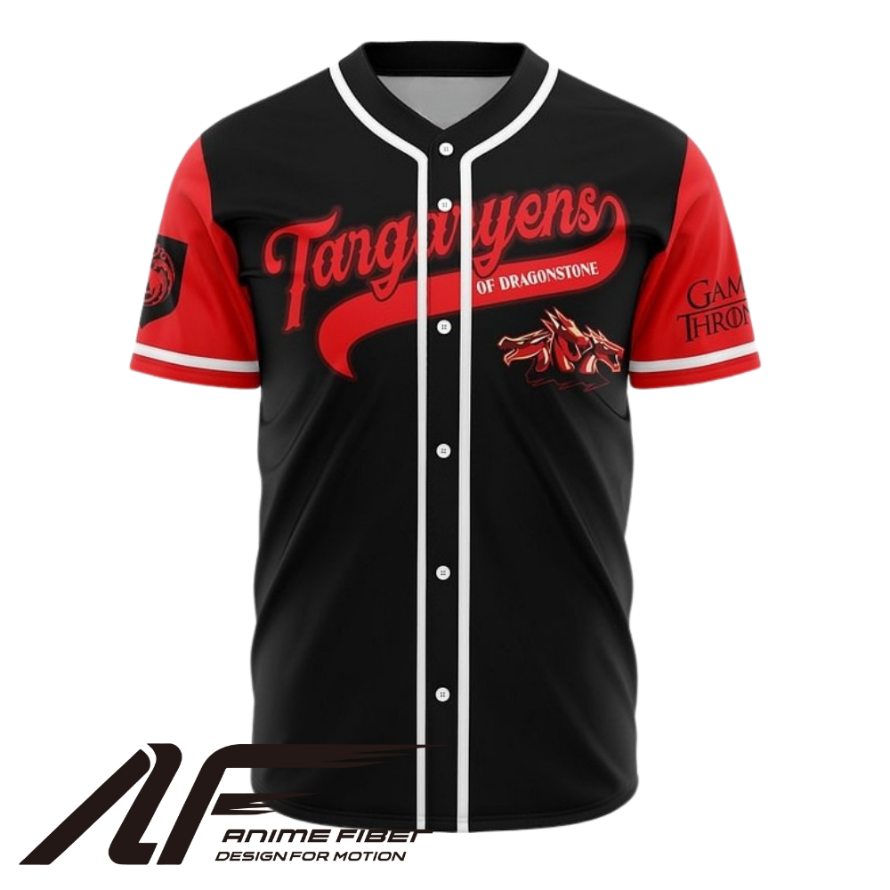Targaryens Baseball Jersey | Game of Thrones Jersey