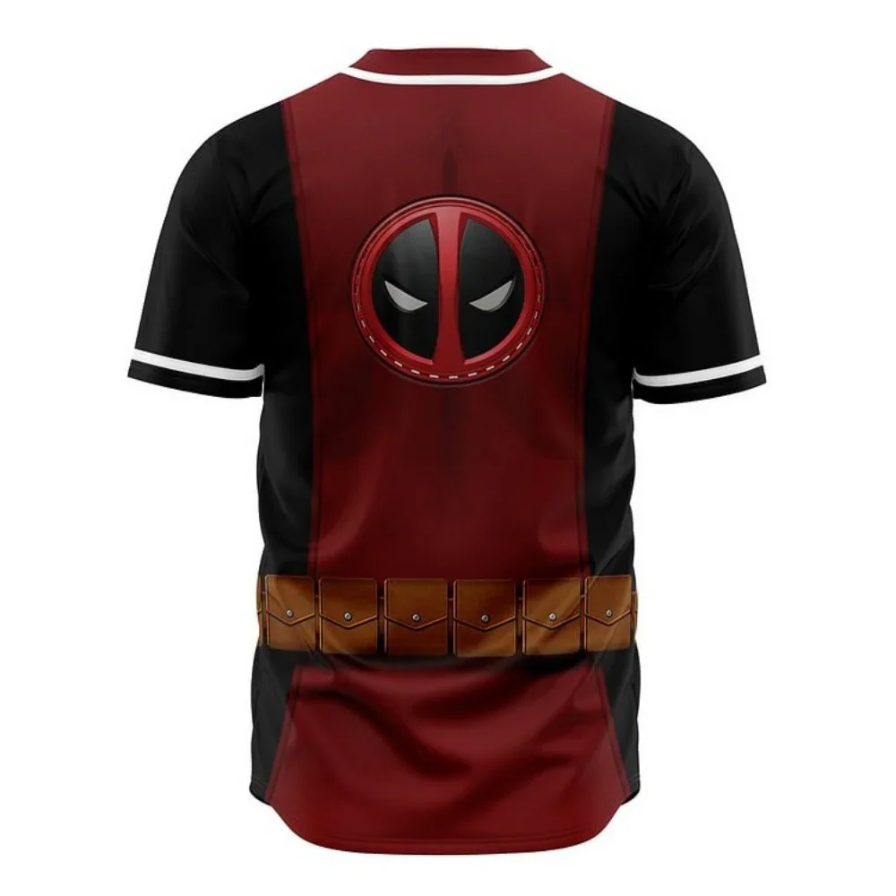Deadpool V2 Baseball Jersey | Marvel Jersey - ANIME FIBER