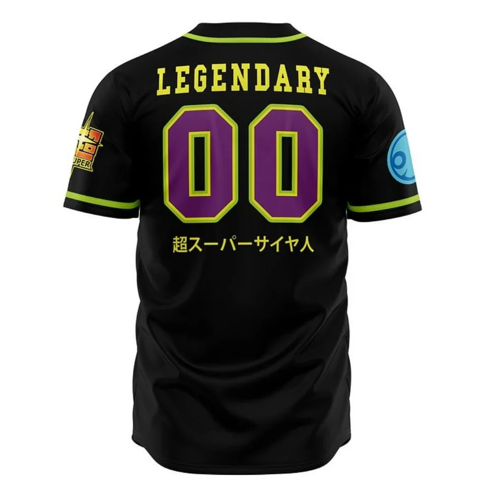 Super Broly Baseball Jersey | Dragon Ball Anime Jersey - ANIME FIBER