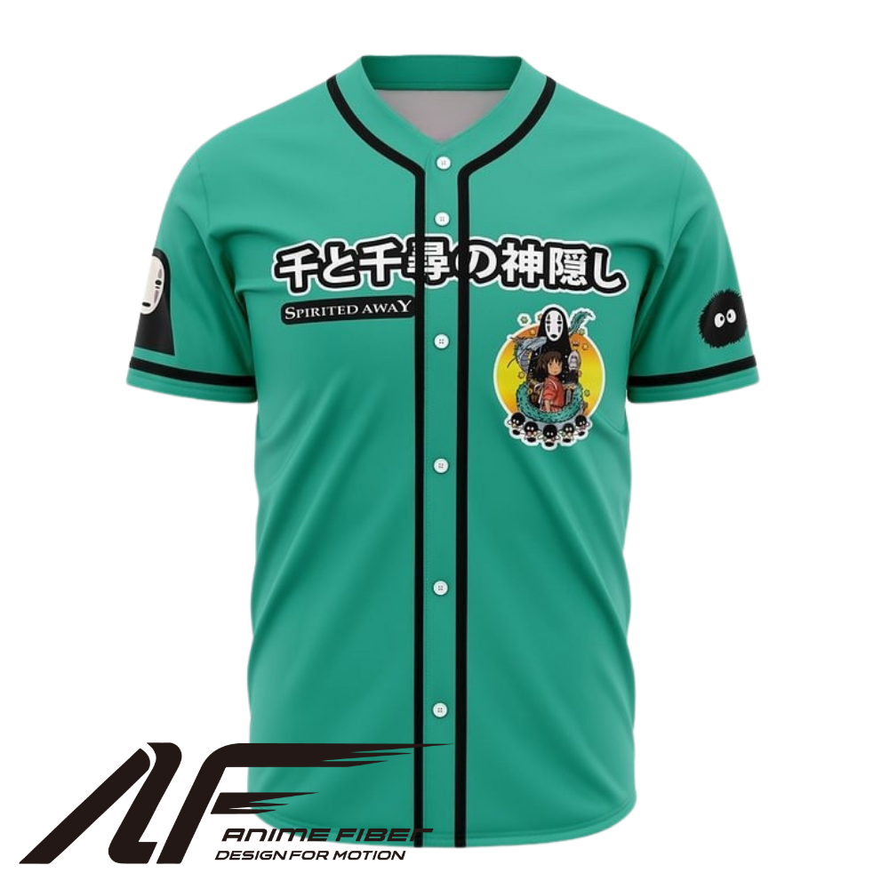 Spirited Away Baseball Jersey | Studio Ghibli Anime Jersey