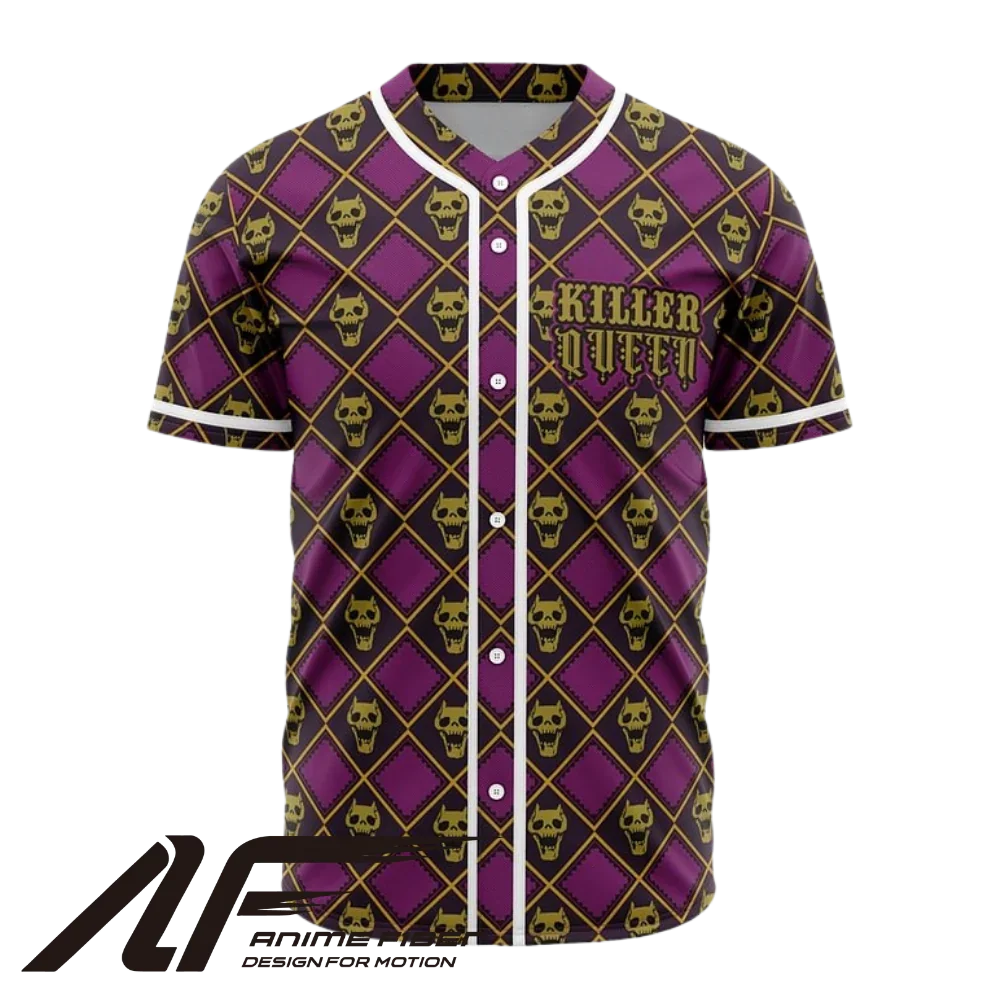 Killer Queen Baseball Jersey | JoJo’s Bizarre Adventure Anime Jersey - ANIME FIBER