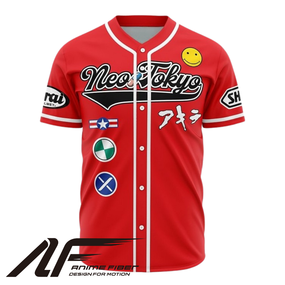 Neo Tokyo Baseball Jersey | Akira Anime Jersey