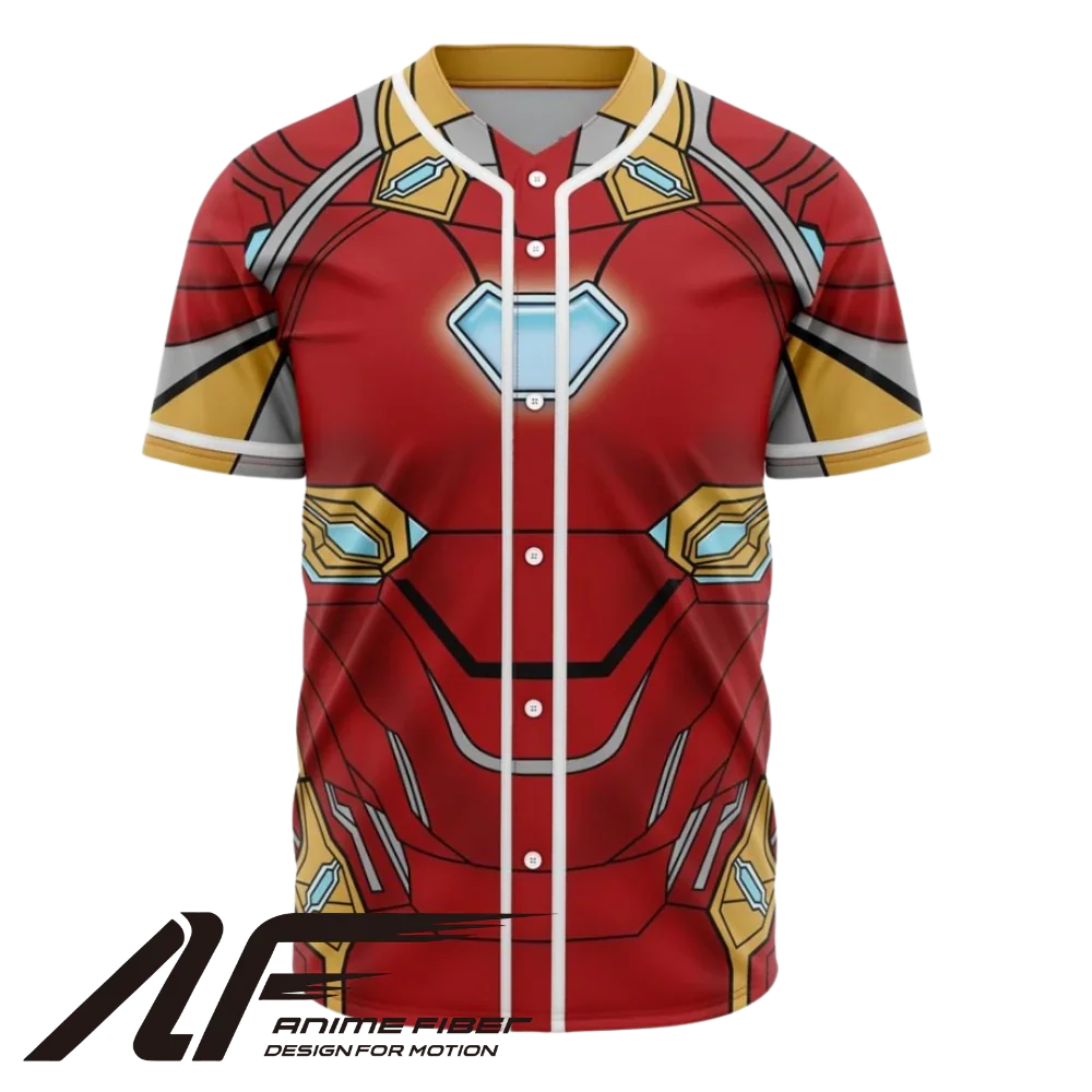 Iron Man V2 Baseball Jersey | Marvel Jersey - ANIME FIBER