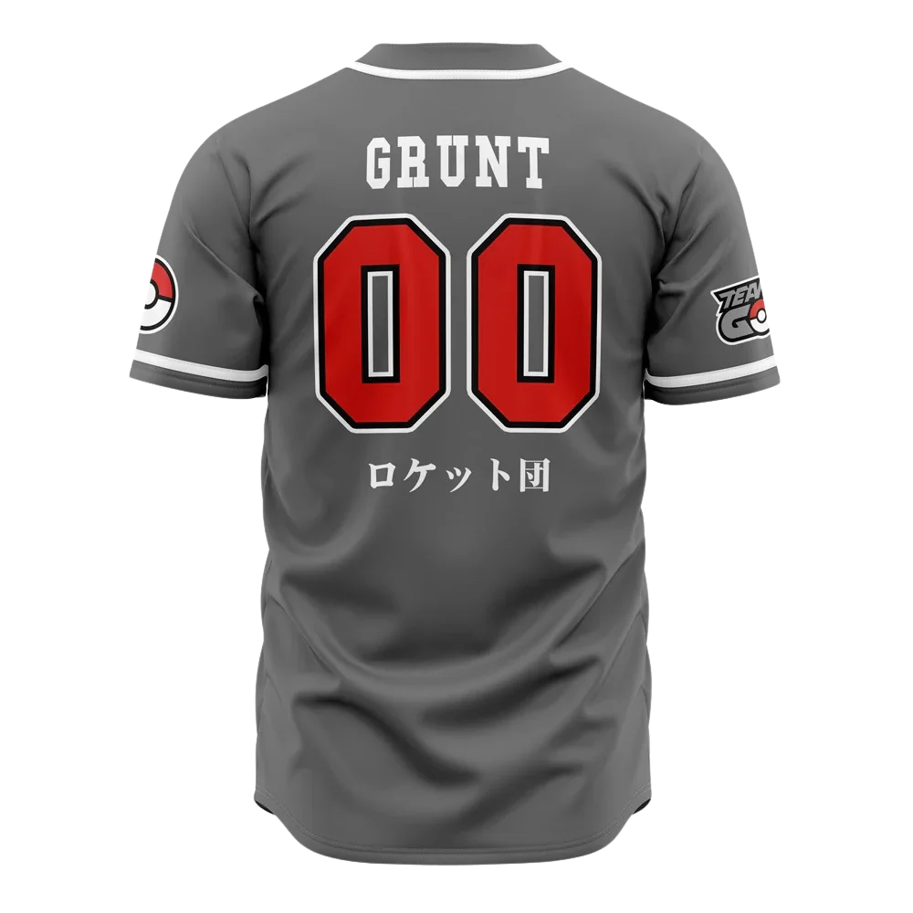 Team Rocket Baseball Jersey V2 | Pokémon Anime Jersey - ANIME FIBER
