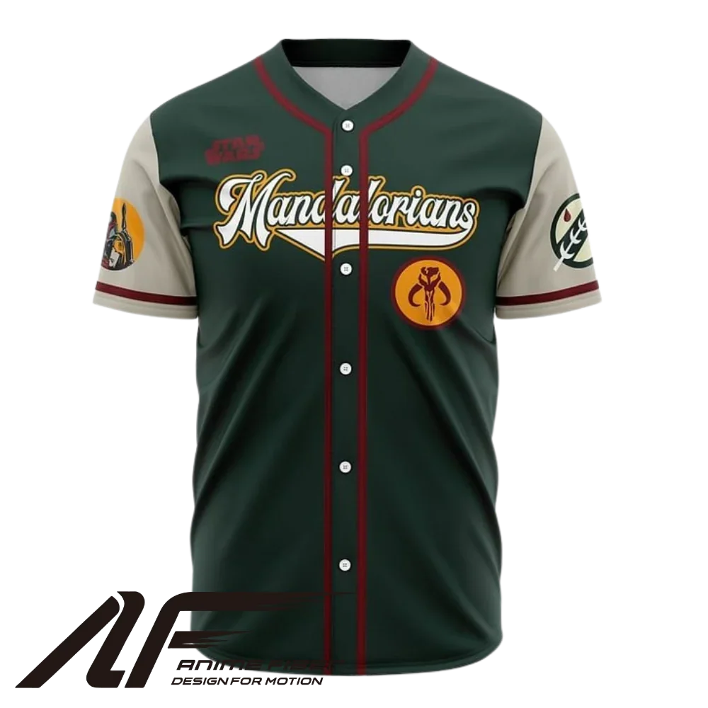 Mandalorian Baseball Jersey | Star Wars Jersey - ANIME FIBER