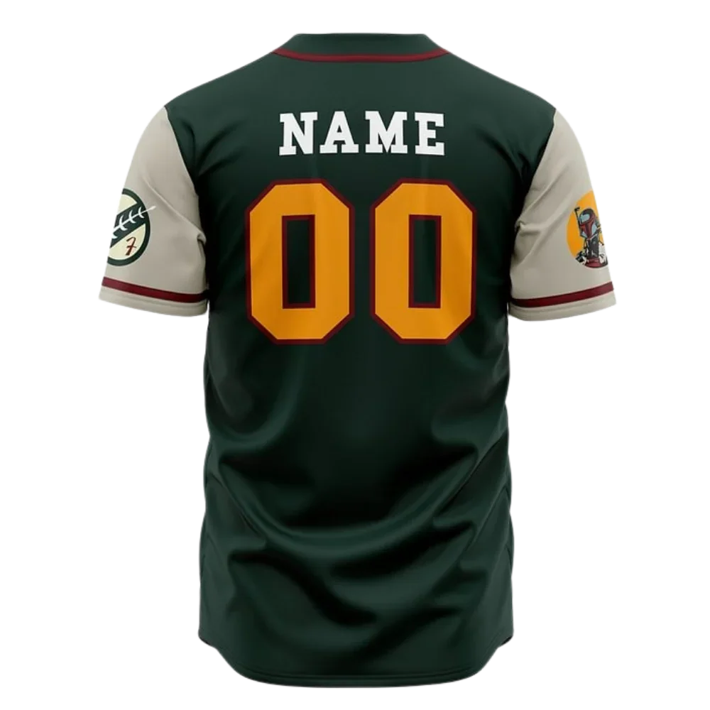Mandalorian Baseball Jersey | Star Wars Jersey - ANIME FIBER
