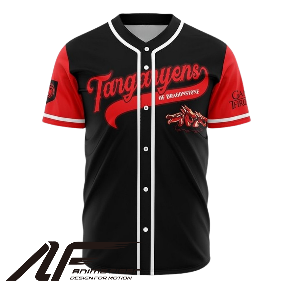 Targaryen Baseball Jersey | Game of Thrones Jersey